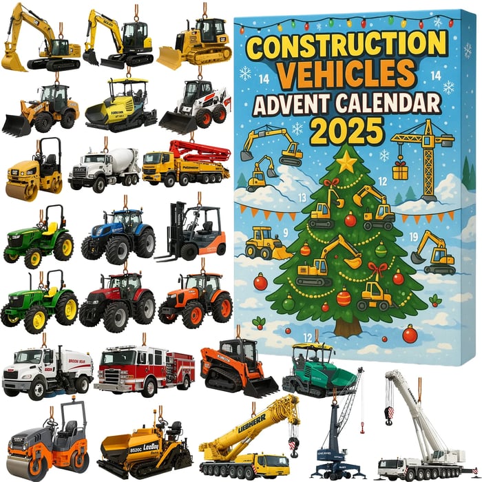 🚧 Construction Vehicles Advent Calendar 2025 🎄🎁