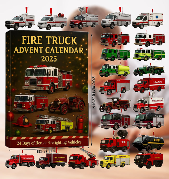 🚒🔥 Fire Truck Advent Calendar 2025