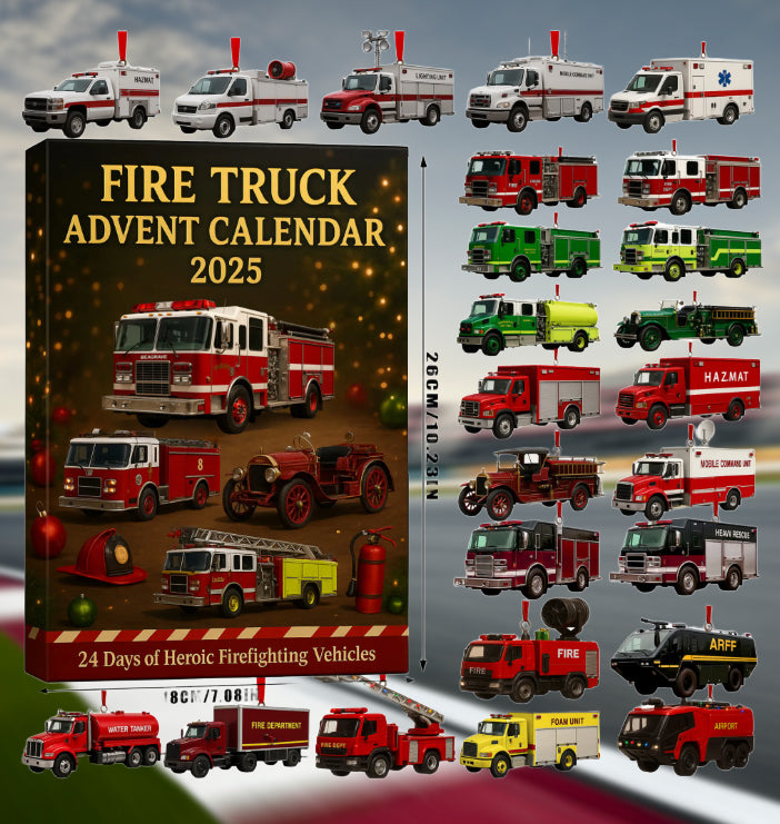🚒🔥 Fire Truck Advent Calendar 2025